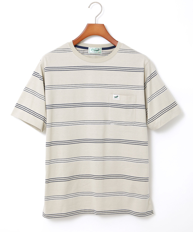 ボーダー柄 Tシャツ【ウガンダ オーガニック コットン】