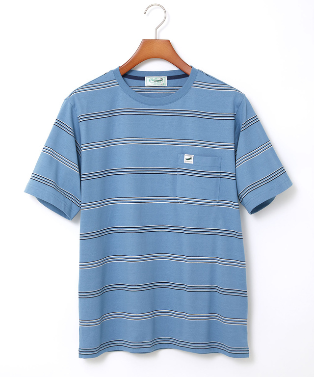 ボーダー柄 Tシャツ【ウガンダ オーガニック コットン】