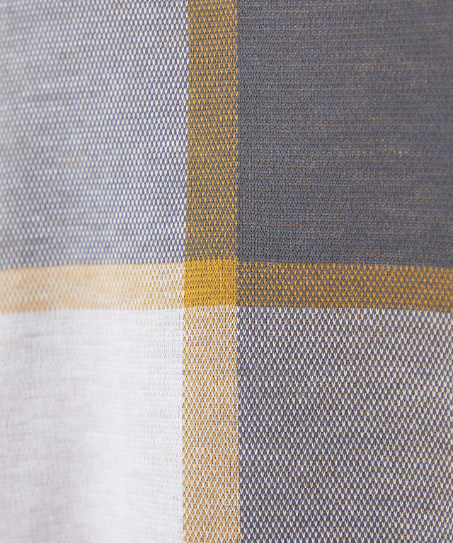 パネルチェック柄 ポロシャツ