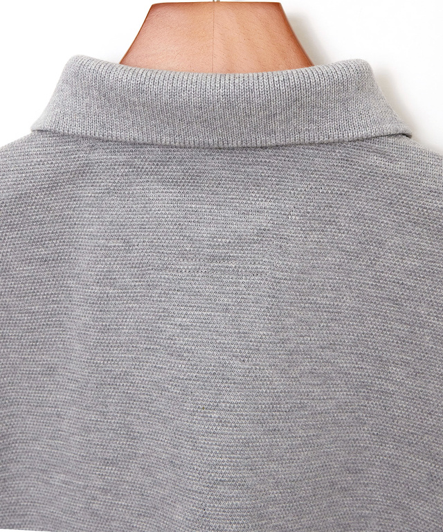 鹿の子 メランジカラー ポロシャツ