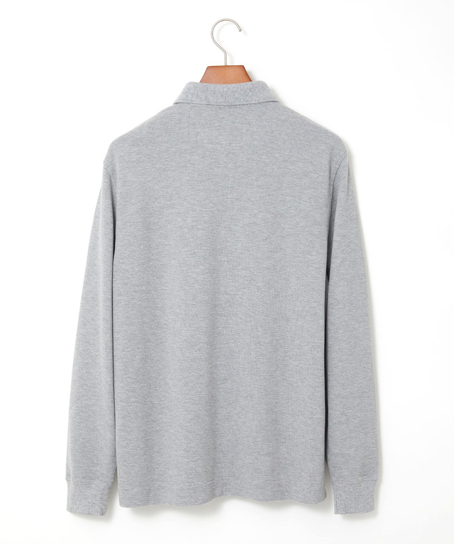 鹿の子 メランジカラー ポロシャツ