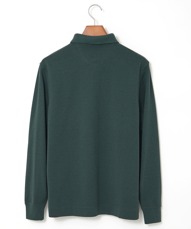 鹿の子 メランジカラー ポロシャツ