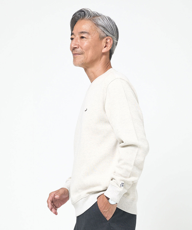 ダブルフェイス クルーネック トレーナー