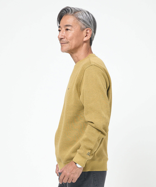 ダブルフェイス クルーネック トレーナー