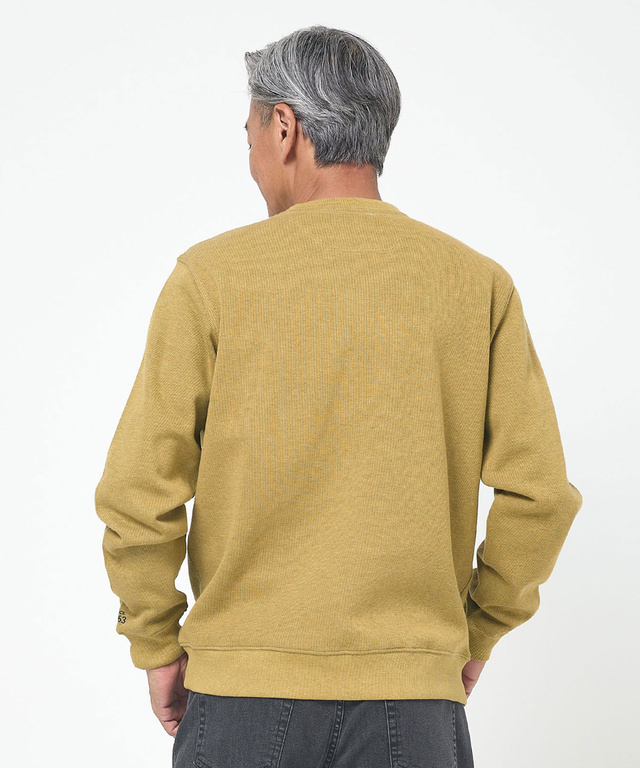 ダブルフェイス クルーネック トレーナー