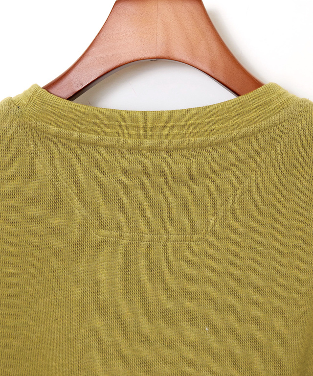 ダブルフェイス クルーネック トレーナー