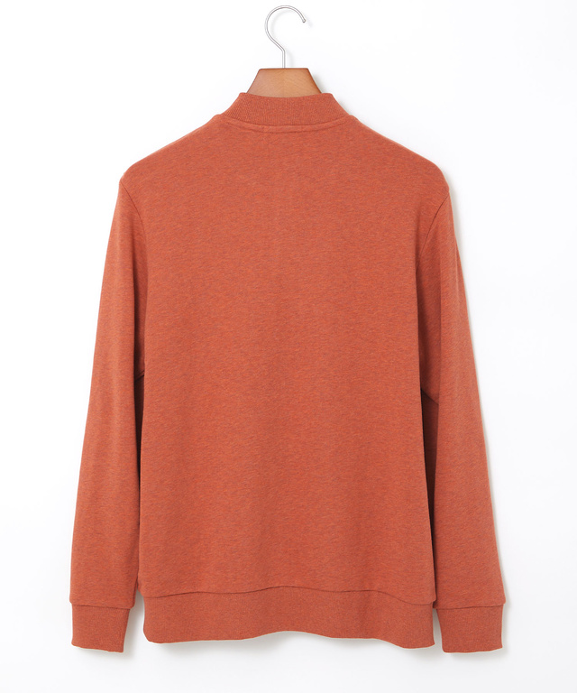 柄切り替え ハーフジップ トレーナー