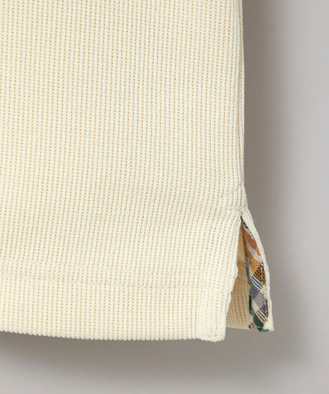 起毛 共襟 ポロシャツ