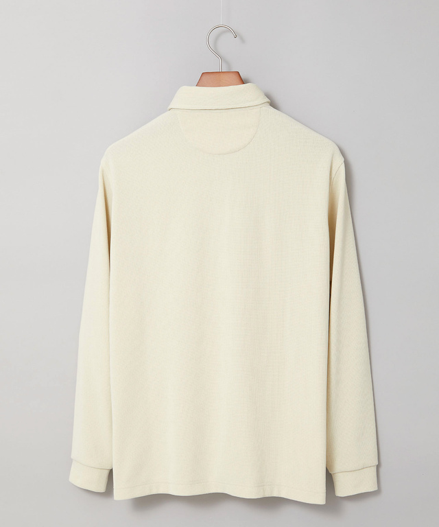 起毛 共襟 ポロシャツ