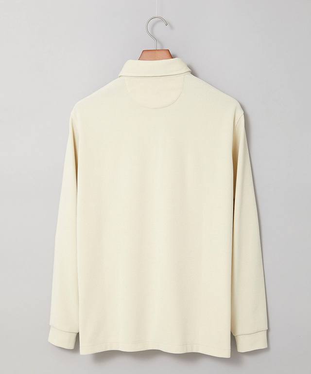 起毛 共襟 ポロシャツ