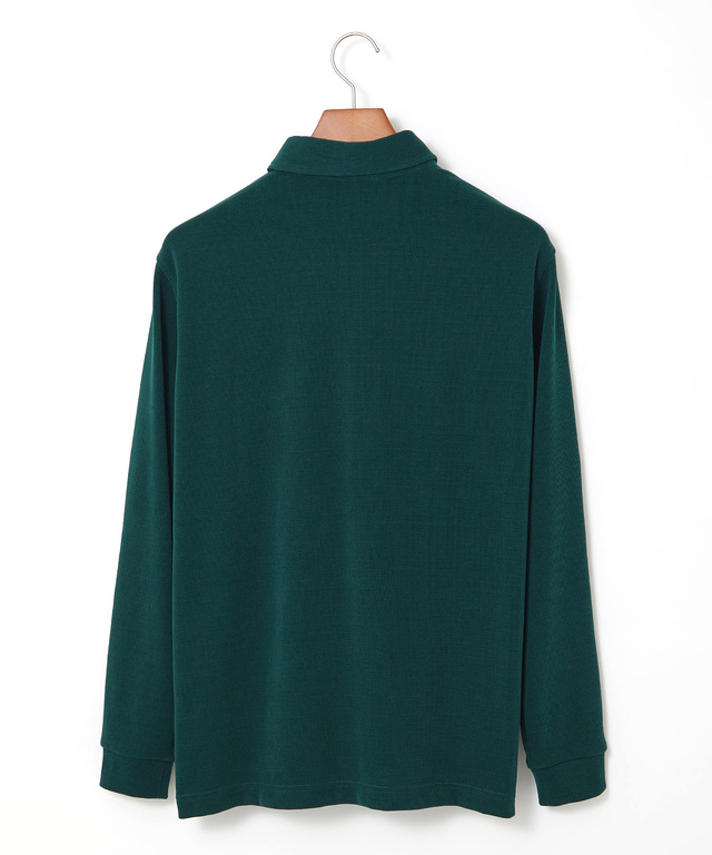 起毛 共襟 ポロシャツ