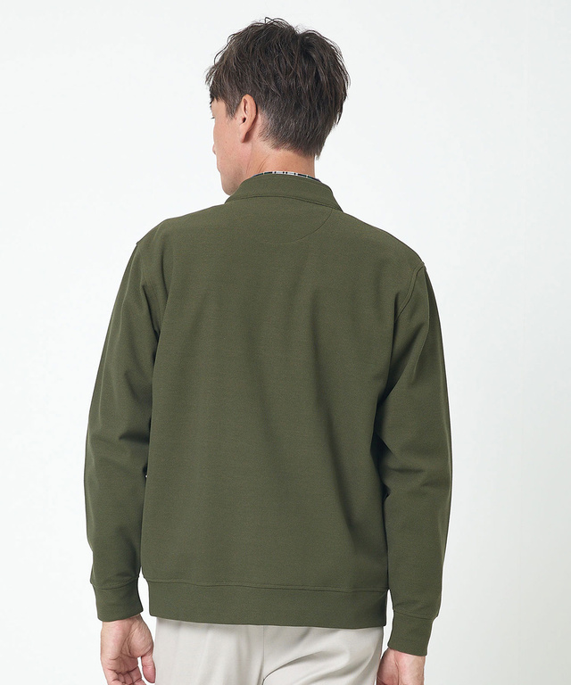 スタンドカラー カットカーディガン