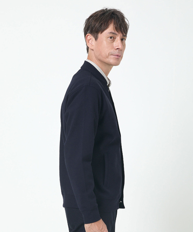 スタンドカラー カットカーディガン