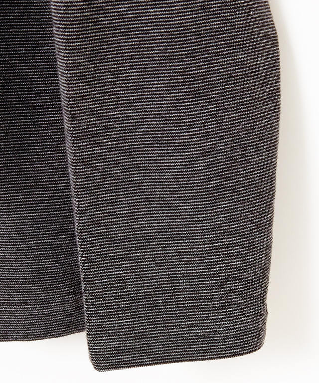 ハイネック リブ カットソー