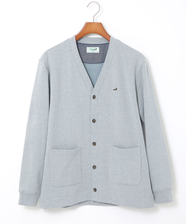 Vネック カット カーディガン