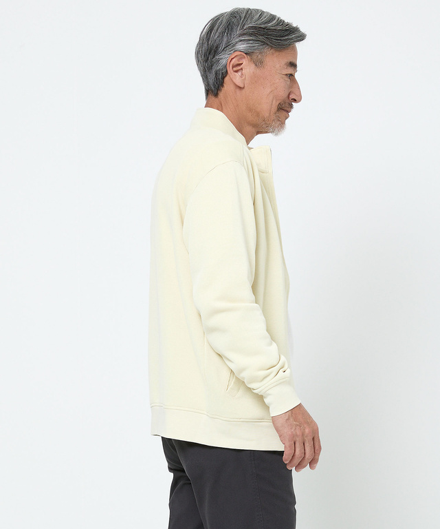 ダブルフェイス ジップアップ ブルゾン