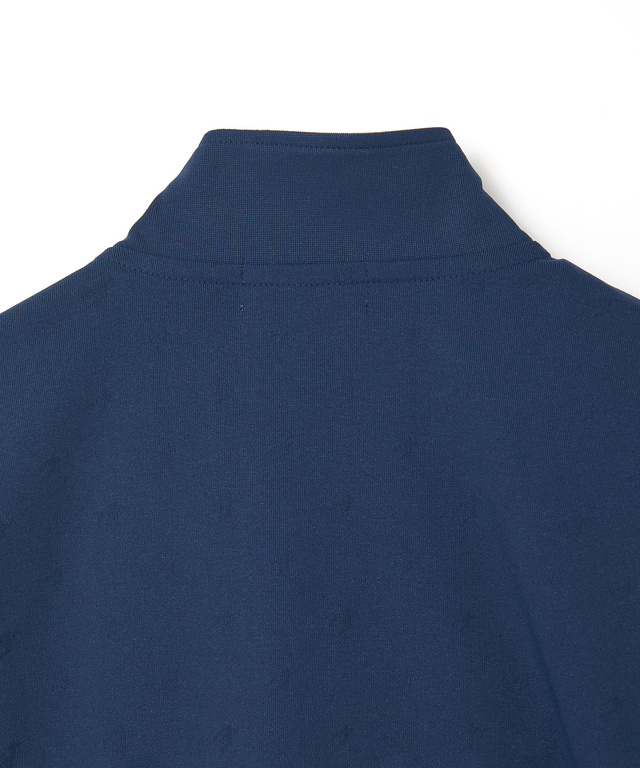 千鳥柄 ジャカード トレーナー