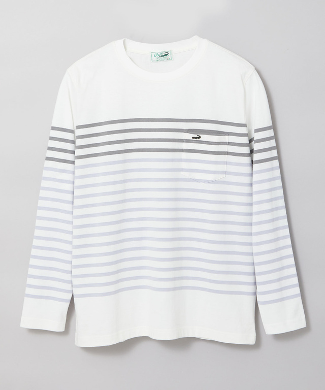 マリンボーダー ポケット付き Tシャツ