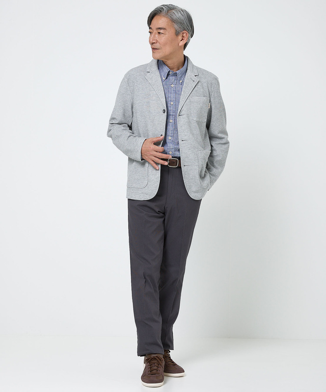 ワッフル カット ジャケット