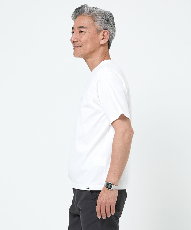 天竺 ロゴプリント Tシャツ【ウガンダ オーガニック コットン】