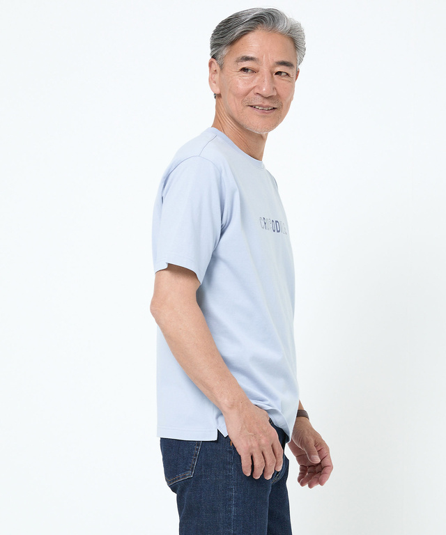 天竺 ロゴプリント Tシャツ【ウガンダ オーガニック コットン】