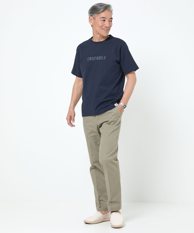 天竺 ロゴプリント Tシャツ【ウガンダ オーガニック コットン】