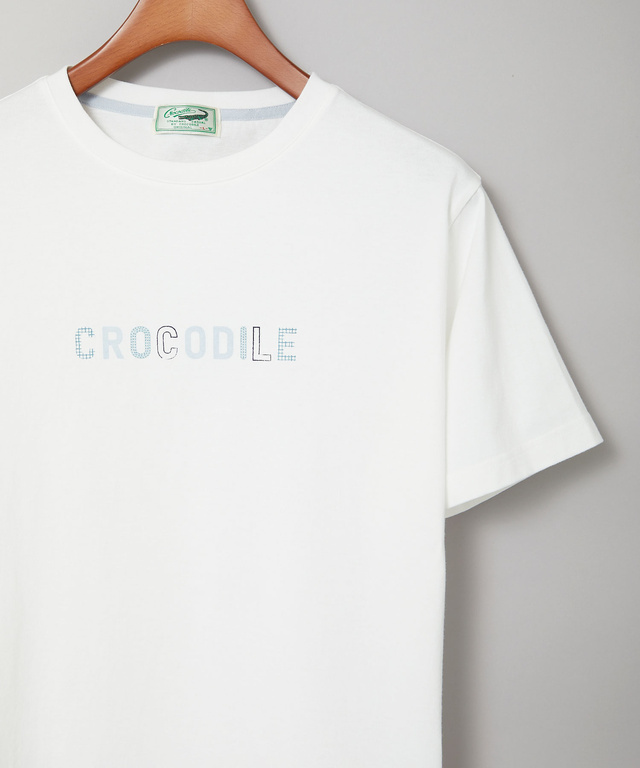 天竺 ロゴプリント Tシャツ【ウガンダ オーガニック コットン】