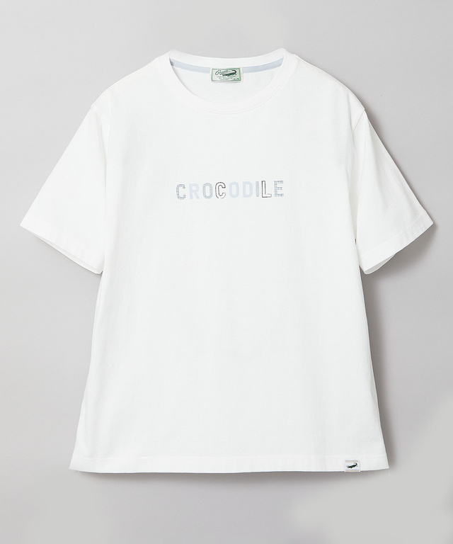 天竺 ロゴプリント Tシャツ【ウガンダ オーガニック コットン】