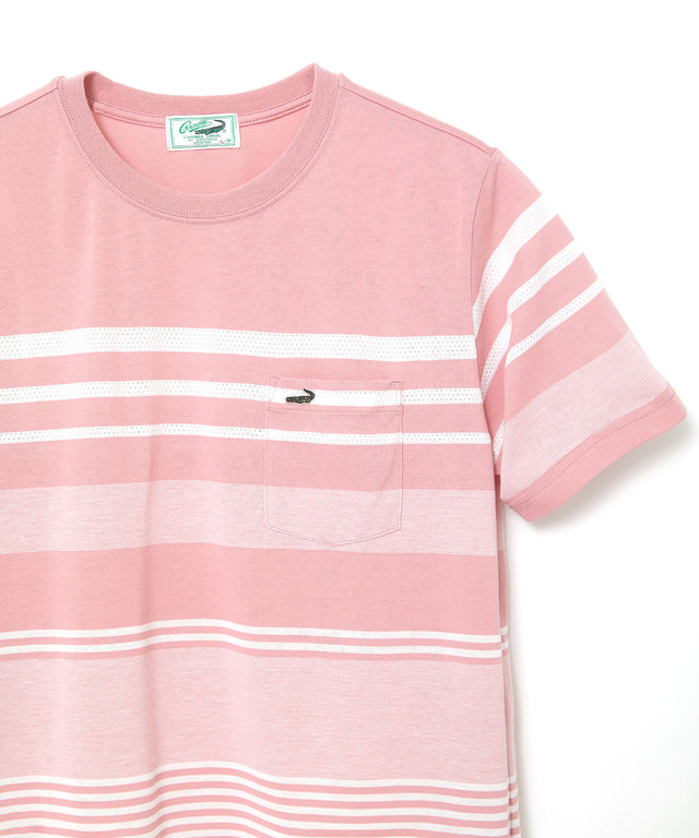 マルチ パネルボーダー Tシャツ