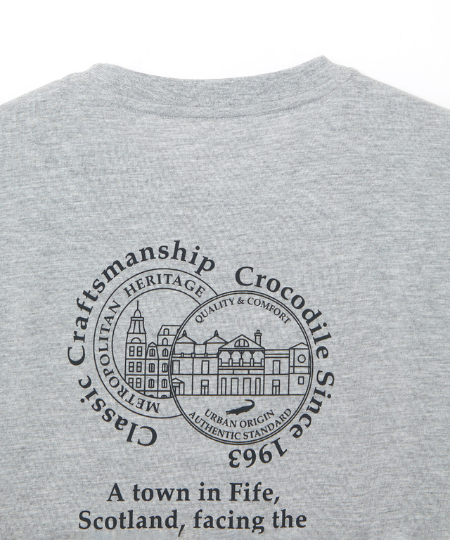 サークルロゴ バックプリント Tシャツ【吸汗速乾】