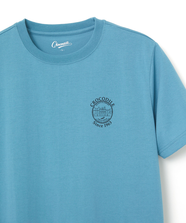サークルロゴ バックプリント Tシャツ【吸汗速乾】