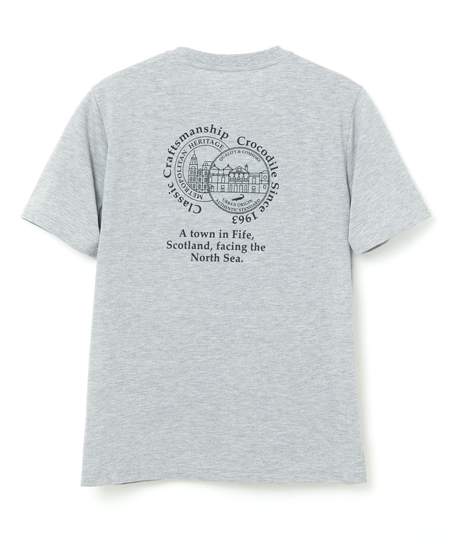 サークルロゴ バックプリント Tシャツ【吸汗速乾】
