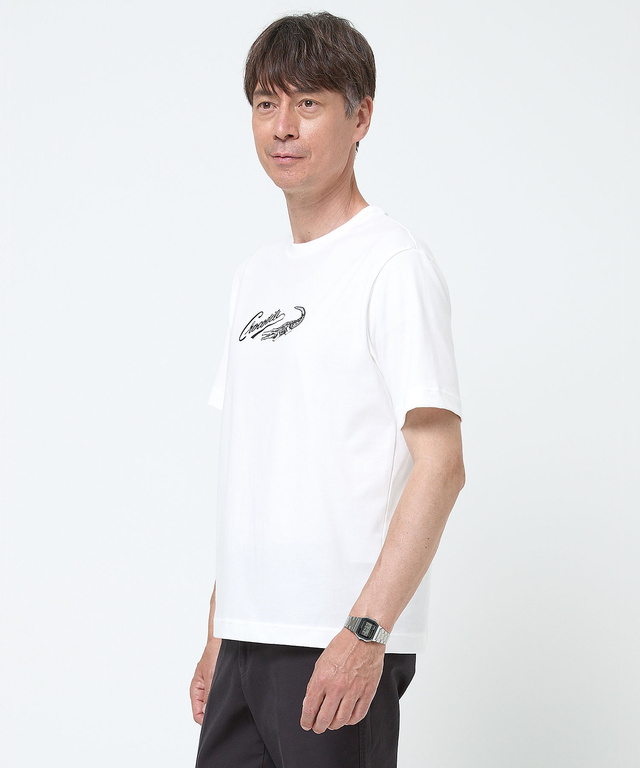 天竺 ロゴプリント Tシャツ【吸汗速乾】【オンラインショップ・一部店舗限定】
