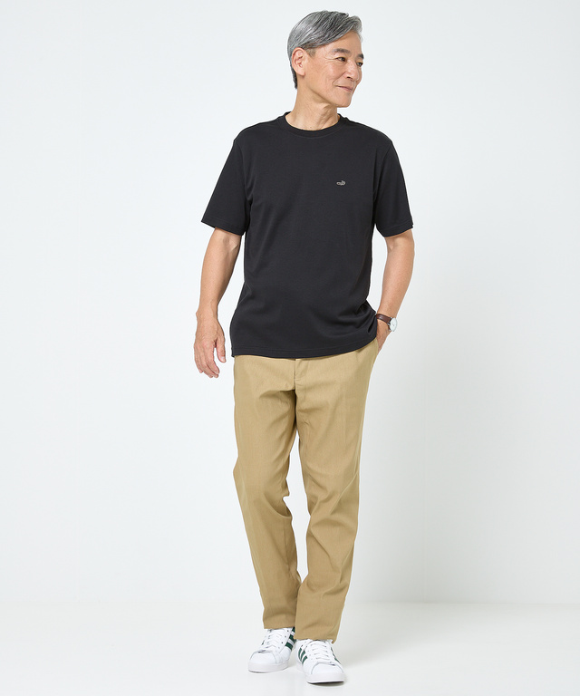 ポンチ クルーネック Tシャツ
