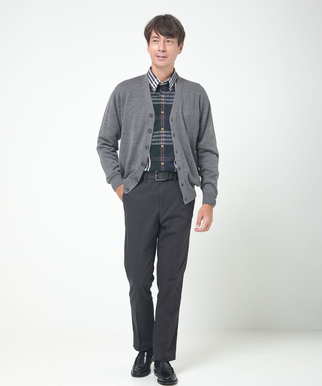 10ゲージカーディガン【洗濯機洗いOK】