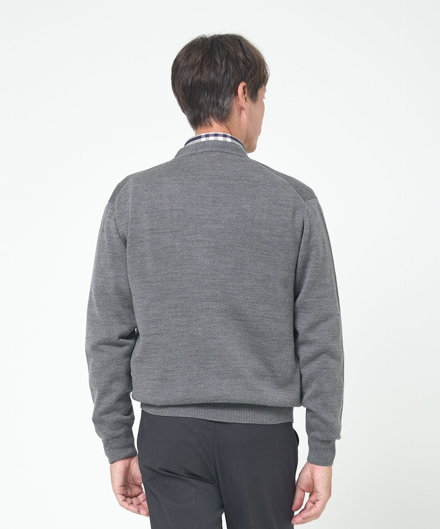 10ゲージカーディガン【洗濯機洗いOK】