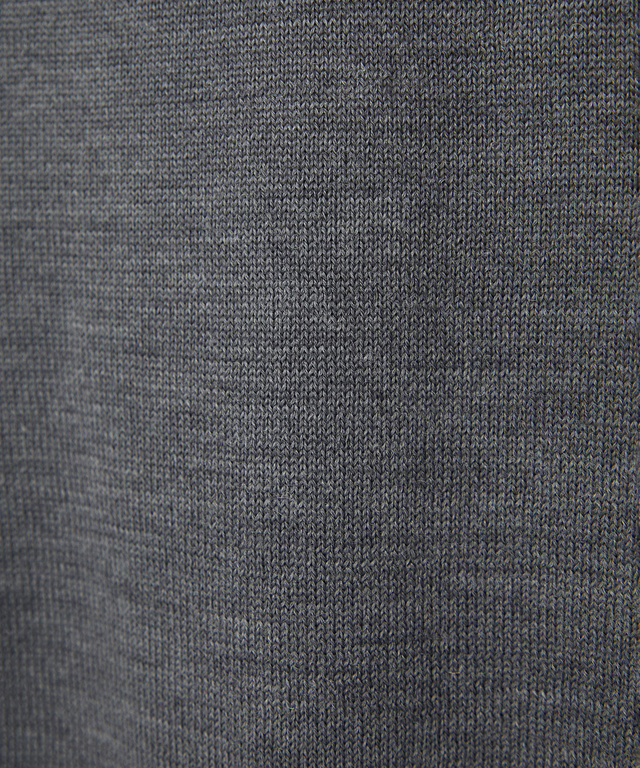 10ゲージVネックセーター【洗濯機洗いOK】