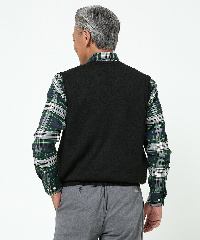 10ゲージＶネックベスト【洗濯機洗いOK】