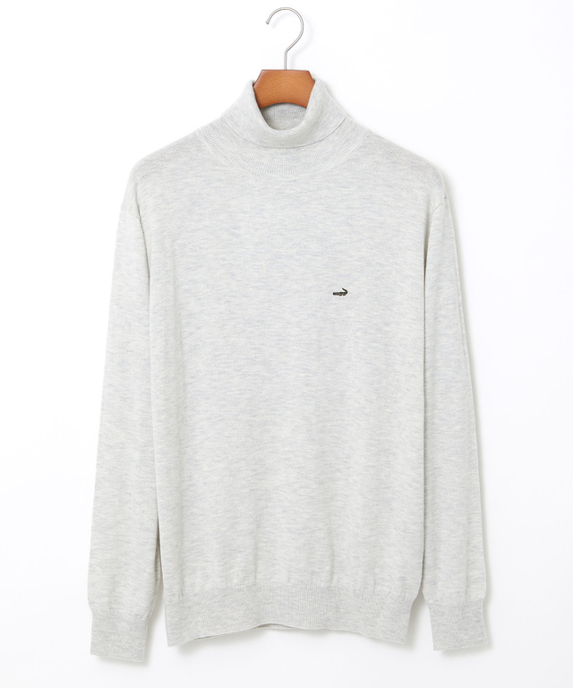 ハイゲージ タートルネック ニット【手洗いOK】