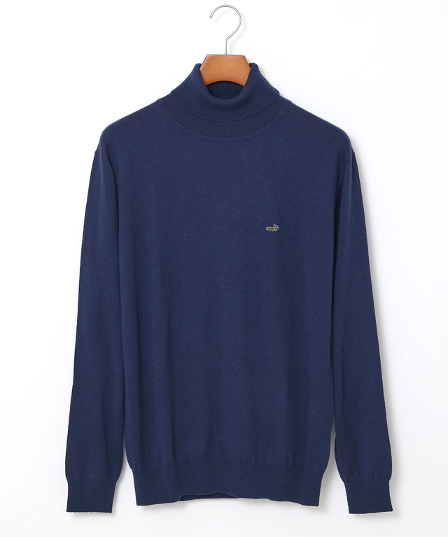 ハイゲージ タートルネック ニット【手洗いOK】