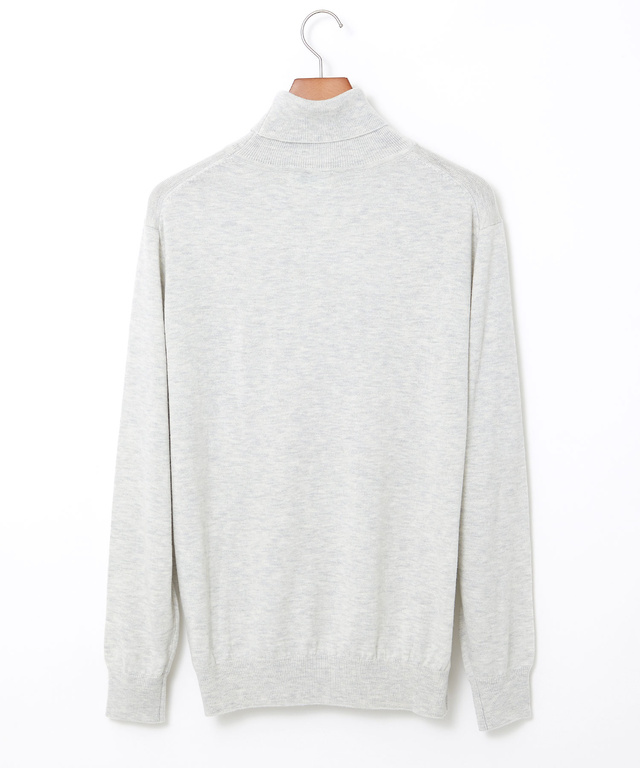 ハイゲージ タートルネック ニット【手洗いOK】