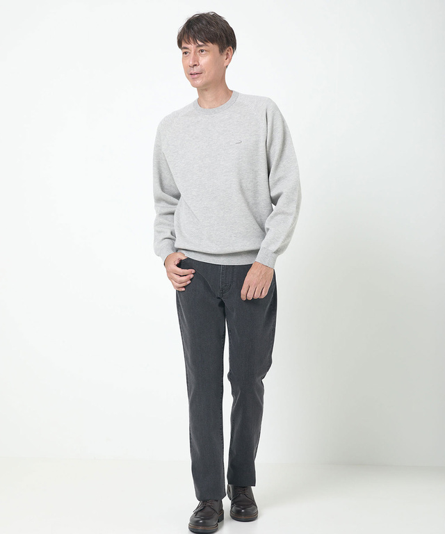 コットン クルーネック トレーナー【手洗いOK】