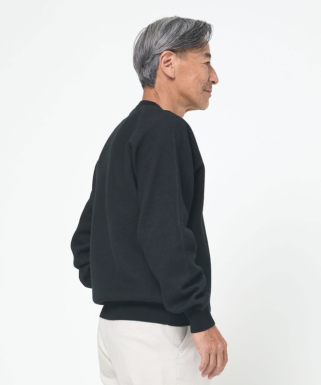 コットン クルーネック トレーナー【手洗いOK】