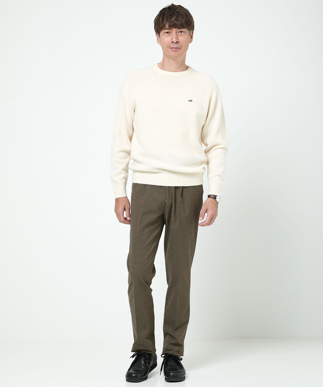 ウール ラインデザイン ニット【手洗いOK】