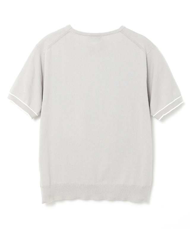 レイヤード風 ニット Tシャツ【手洗いOK】