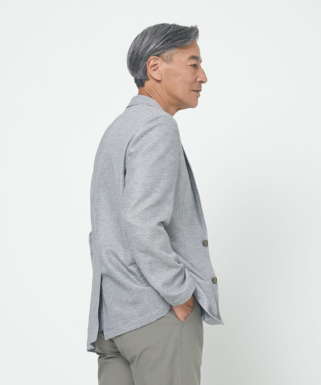 カラミ メッシュ調 ジャケット