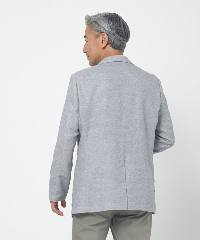 カラミ メッシュ調 ジャケット
