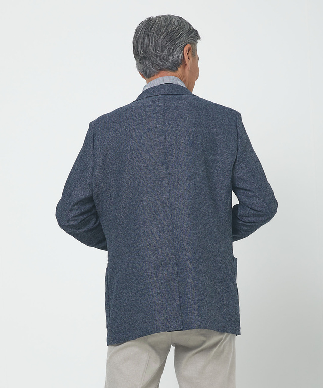 カラミ メッシュ調 ジャケット