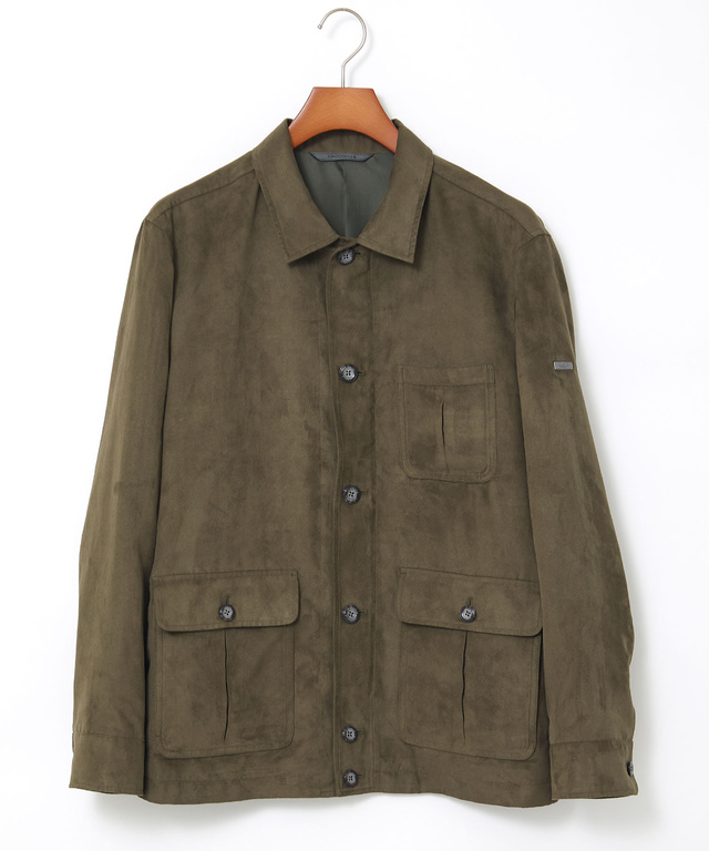 ステンカラー 微起毛 ブルゾン