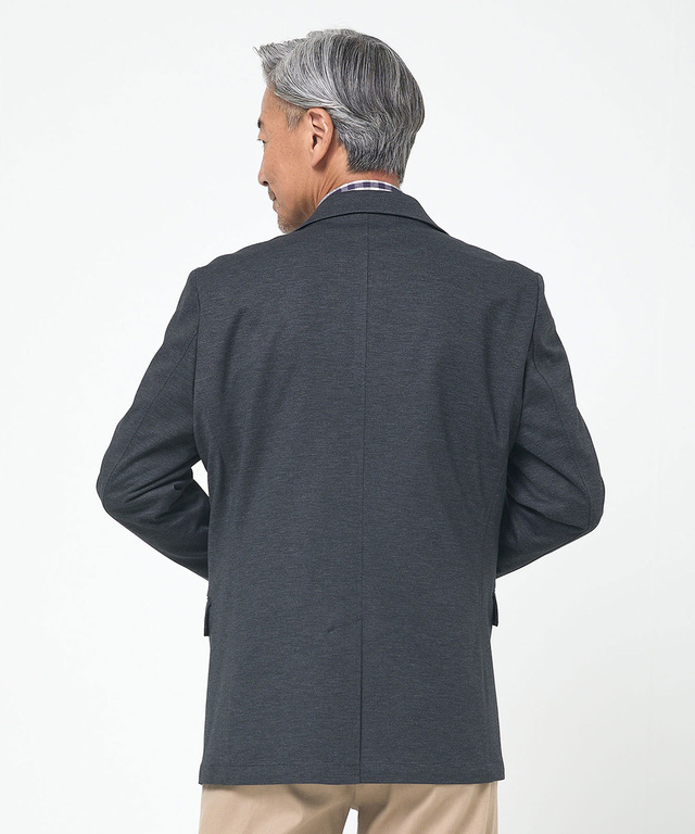 ジャージ素材 テーラード ジャケット